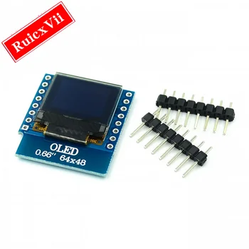 0.66 inç OLED Ekran Modülü WEMOS D1 MINI ESP32 Modülü Arduino AVR STM32 64x48 0.66 