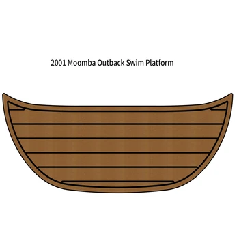 2001 Moomba Outback Yüzmek Platformu Adım Pedi Tekne EVA Köpük Tik Güverte Döşeme Mat Destek Kendinden Yapışkanlı SeaDek Gatorstep Tarzı