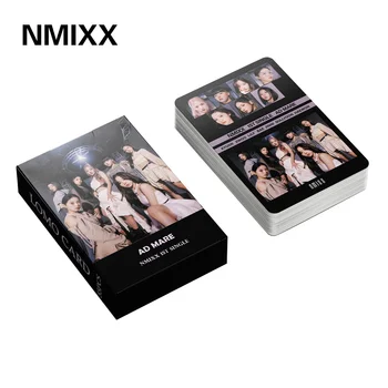 55 adet / takım Kpop NMIXX ENTWURF REKLAM MARE PİCK LA Photocards Albümü Lomo Kartları NMIXX Fotoğraf Kartları Kpop Kızlar Yeni Albüm Hayranları Hediye