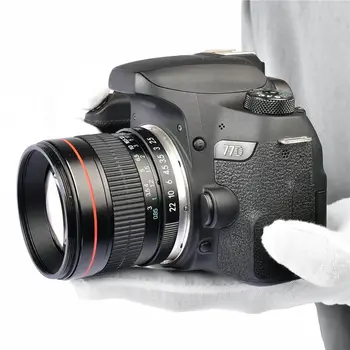 85mm F1.8 Kamera Lens için F1. 8 Sabit Odak Portre Makro Saf Manuel Odaklama SLR Kamera Lens 85mm F1.8 Kamera Lens için F1. 8 Sabit Odak Portre Makro Saf Manuel Odaklama SLR Kamera Lens 1