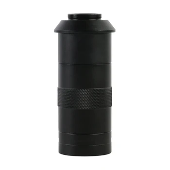 8X ila 100X C Dağı CCD Mikroskop Lens Dijital Sanayi Mikroskop Kamera Lens Ayarlanabilir Büyütme Kompakt boyutlu Dropship