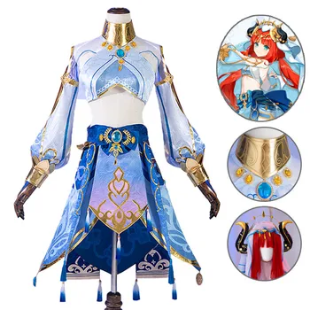 Anime Oyunu Genshin Darbe Cosplay Kostüm Seksi Nilou Prenses Elbisesi Elbise Cadılar Bayramı parti giysileri