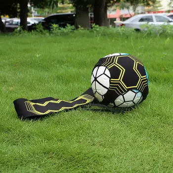 Futbol Topu Solo Uygulama Ayarlanabilir Eğitmen Elastik Kemer Naylon Kumaş Futbol Eğitmeni Solo Kemer Elastik fitness ekipmanları