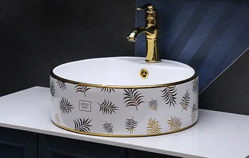 Iskandinav Banyo Yeni Elektroliz Altın Seramik Sanatı Havzası Toptan yuvarlak Masa Havzası Özelleştirilebilir Iskandinav Banyo Yeni Elektroliz Altın Seramik Sanatı Havzası Toptan yuvarlak Masa Havzası Özelleştirilebilir 4