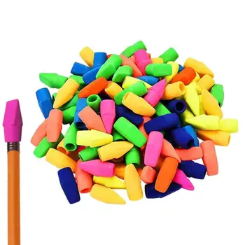 Kalem Toppers Kalem Üst Silgi Silgi Kalemler İçin Okula Dönüş Parti Hediyeler 50 adet / 100 adet / 200 adet Renk Rastgele