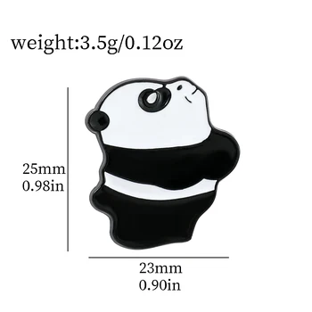Kawaii Panda mineli yaka iğnesi Sevimli Hayvan Metal Rozetleri Broş Çanta Elbise Sırt Çantası Takı Hediyeler Kadınlar Kızlar İçin Kawaii Panda mineli yaka iğnesi Sevimli Hayvan Metal Rozetleri Broş Çanta Elbise Sırt Çantası Takı Hediyeler Kadınlar Kızlar İçin 2