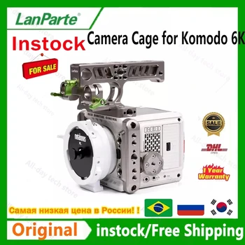 Lanparte kamera kafesi kırmızı Komodo 6K Kaydırılabilir Üst Kolu Aksesuarları