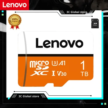 LENOVO 2TB Büyük Kapasiteli Mikro TF Sd Hafıza Kartı 1TB Mikro TF Sd Kart 64GB 128GB 256GB 512GB Mini TF Kart Kamera Telefonu İçin