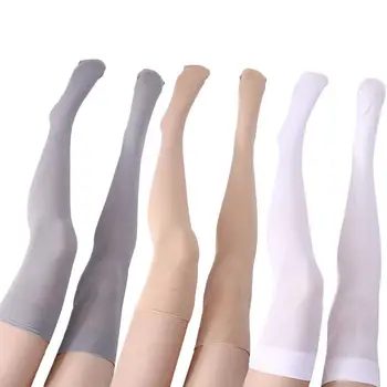 Moda Tasarım Düz Renk Kız Hediye Ultra-İnce Uzun Tüp Çorap JK Üniforma Buzağı Çorap Kadın Çorap Diz Üzerinde Uyluk