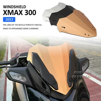 Motosiklet Ön Cam Cam Rüzgar Ekran Kalkanı Deflektör Koruyucu Yamaha Xmax İçin X-max 300 Xmax300 X-max300 2023