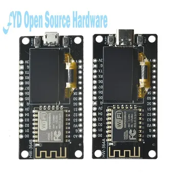 Nodemcu WıFı ESP8266 Geliştirme Kurulu 0.96 inç OLED Mikro tip-C Arduino için