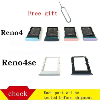 OPPO için Reno4 Reno4SE PDNM00 SİM Kart Tepsi Sim kart tutucu Yuvası adaptörü ve Mikro SD Kart Tepsi Tutucu İle Ücretsiz Çıkar Pin Anahtar