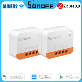 SONOFF ZBMINI-L2 Zigbee DIY akıllı anahtar modülü Nötr Tel Gerekli 2 Yollu Kontrol Akıllı Ev Otomasyonu İçin