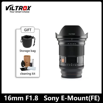 VİLTROX 16mm F1. 8 Sony E Lens Tam Çerçeve Büyük Diyafram Ultra Geniş Açı otomatik odak lensi İçin Ekran İle Sony Dağı Kamera Lens